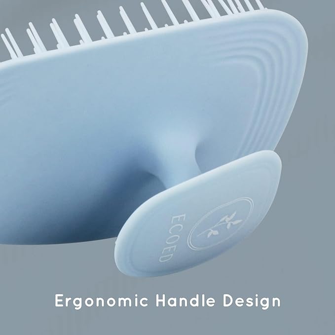 Ecoed 2 PC Scalp Massager Shampoo Brush, Scalp Scrubber & Exfoliator - Image 3