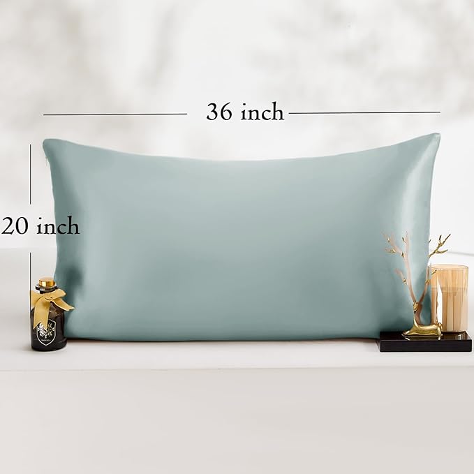King Satin Pillowcase for Hair 2pc, Similar to Silk Pillow Cases, Easier Care - Image 6
