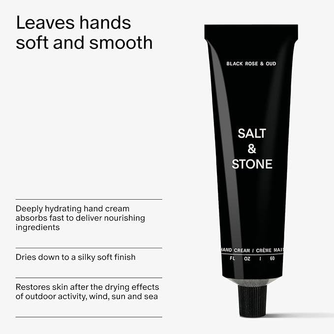 Salt & Stone Hand Cream for Women & Men | Hydrates, Nourishes & Softens Skin | - Image 6