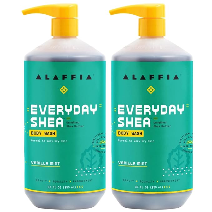 Alaffia Everyday Shea Body Wash, Naturally Helps Moisturize and Cleanse Without by Alaffia