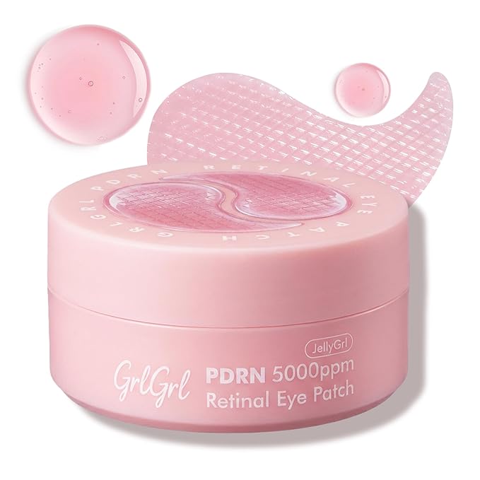 PDRN Eye Patches 5000ppm, Anti Smile Line & Wrinkle Under Eye Patches, Salmon by Unknown