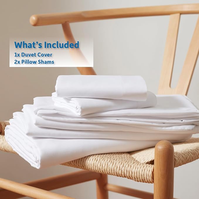 Nestl White Duvet Cover Full Size - Image 9