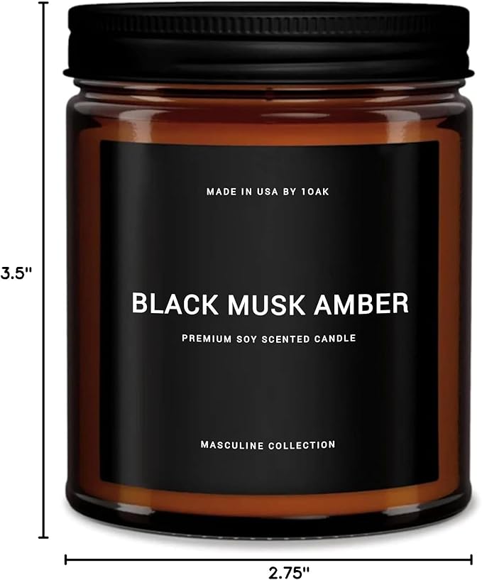1OAK Black Musk Amber Candle - Image 7