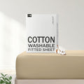 FreshCulture Pure Cotton Fitted Sheets Twin Size, 300 Thread Count Percale by FreshCulture