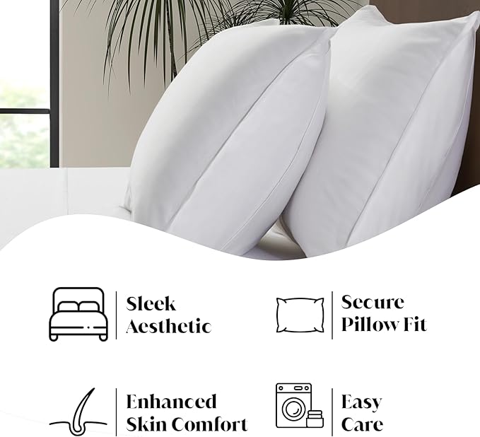 Luxury Bamboo Market | King Envelope Pillowcase Set | 100% Viscose Made from - Image 5