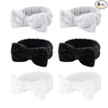 Casoty 6 Pcs Hair Band, Soft Coral Fleece Spa Headbands by Casoty