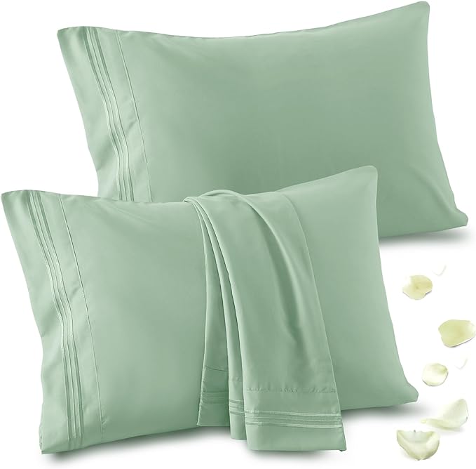 Vonty 2 Pack Standard Pillow Cases by CreateCozyLife