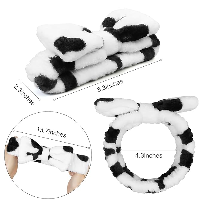 Huachi Headbands for Washing Face Spa Headbands for Women Bulk: Cute Skincare - Image 5