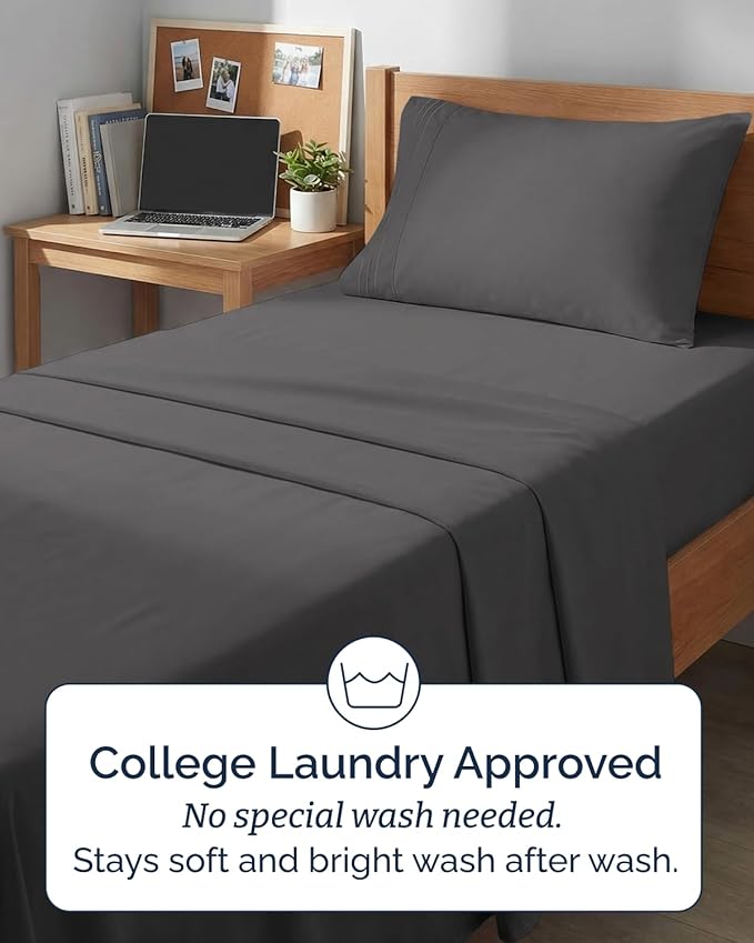 Twin XL Size 3 Piece Sheet Set - Image 6