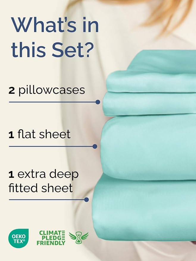 Extra Deep Twin Sheet Set - Image 2