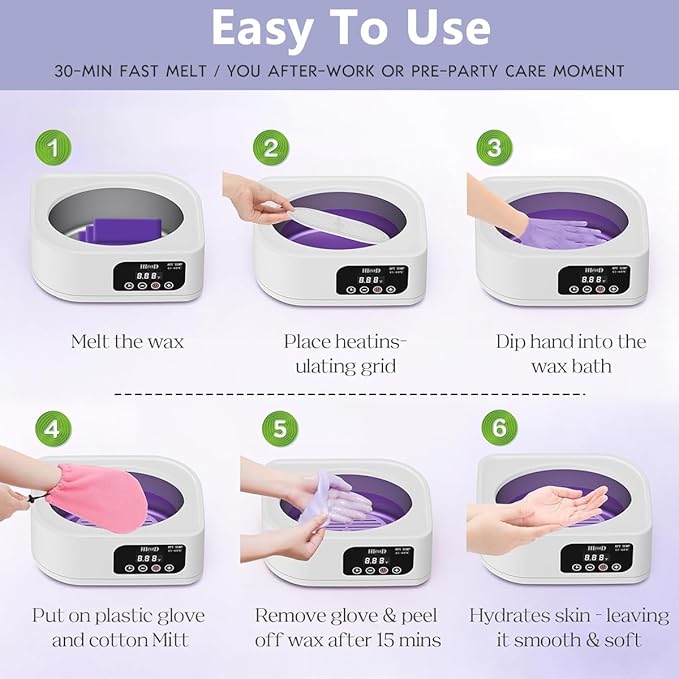 Paraffin Wax Machine for Hand and Feet，Touchscreen Paraffin Wax Warmer - Image 4