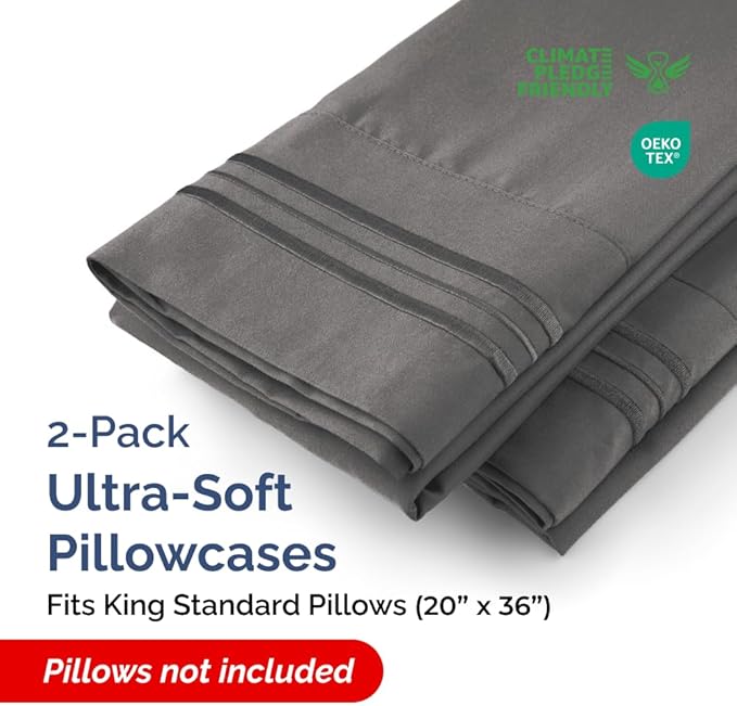King Standard Pillow Cases Set of 2 - Image 3