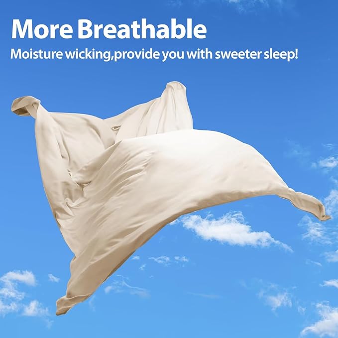 Bamboo Viscose Flat Sheets Only, 400 Thread Count Sateen Weave King Size Flat - Image 6