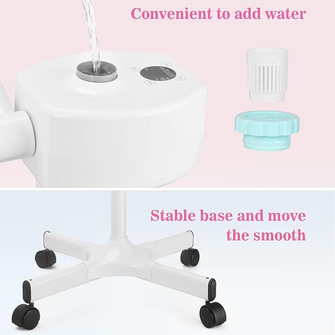 Professional Facial Steamer, Ionic Face Steamer Esthetician Vaporizador - Image 7