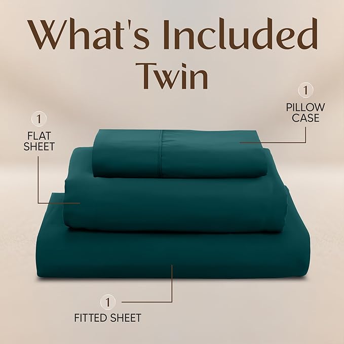 Utopia Bedding Twin Sheet Set – 3 Piece Bed Sheets - Image 3