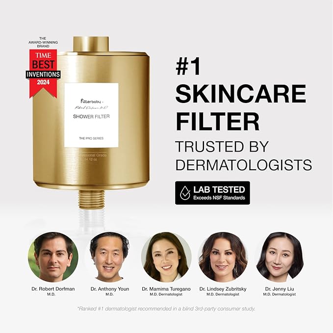 Filterbaby All-Metal Shower Filter Pro, IAPMO Certified to NSF 177, Doctor - Image 7