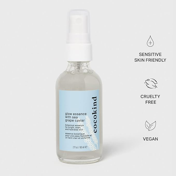 Cocokind Glow Essence with Sea Grape Caviar, Hydrating Primer and Facial Mist - Image 5