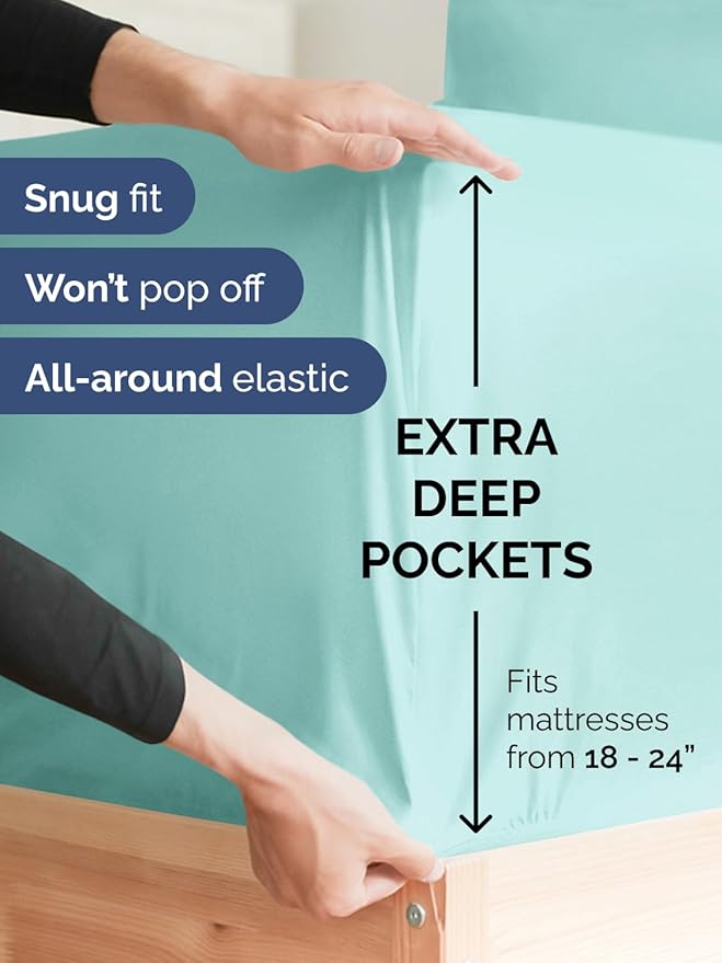 Extra Deep Cal King Sheet Set - Image 3
