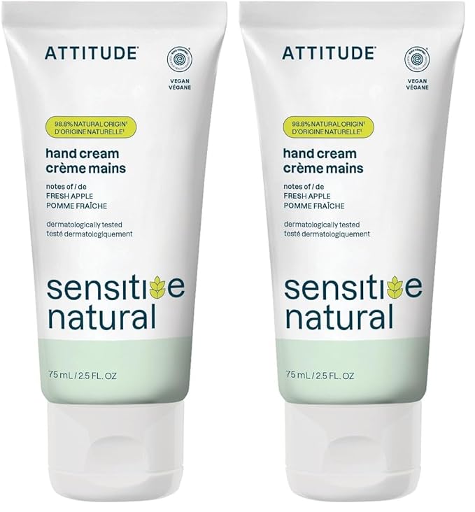 ATTITUDE Hand Cream, EWG Verified, Plant and Mineral-Based Ingredients by ATTITUDE