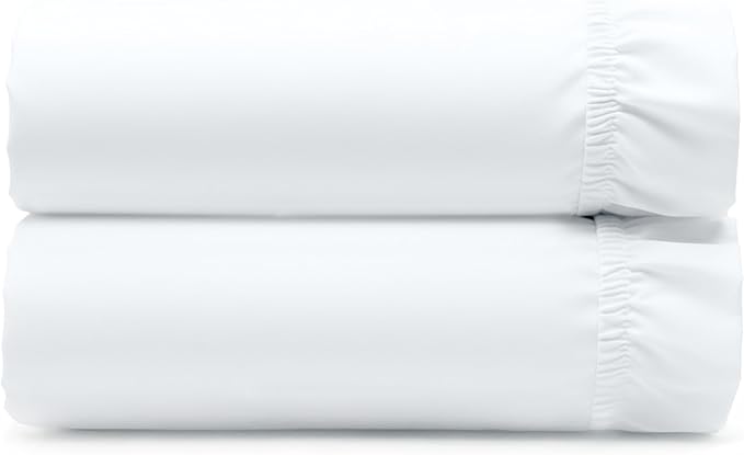 2 Full Fitted Sheets, 400 Thread Count 100% Cotton Sateen, Deep Pocket Full by CaliforniaDesignDen