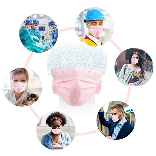 Wecolor 100 Disposable Face Masks - Image 4