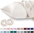 King Satin Pillowcase for Hair 2pc, Similar to Silk Pillow Cases, Easier Care by Vielit