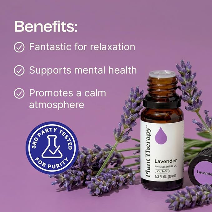 Plant Therapy Lavender Essential Oil 100% Pure, Natural Aromatherapy 30 mL - Image 2