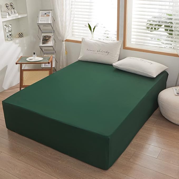 Bedding Queen Size Fitted Sheet Only- Bottom Matress Fitted Sheet-Fits 15inches - Image 9