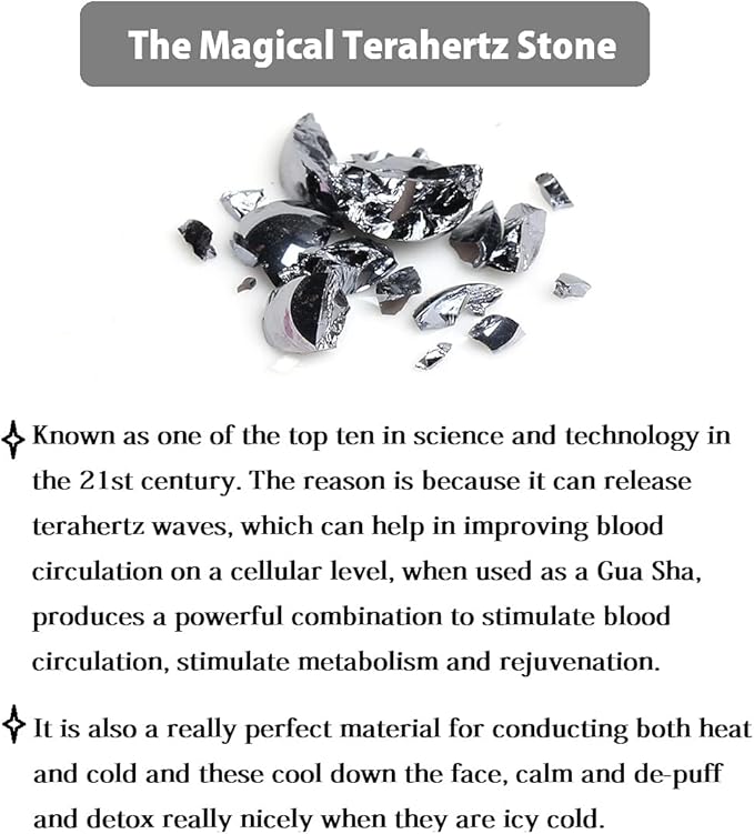 SAEEYCUE-Terahertz Stone Gua Sha Scraping Tools Facial Gua Sha Tools - Image 4
