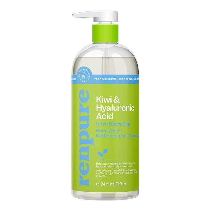 Renpure Kiwi and Hyaluronic Acid Ultra Hydrating Body Wash by RENPURE