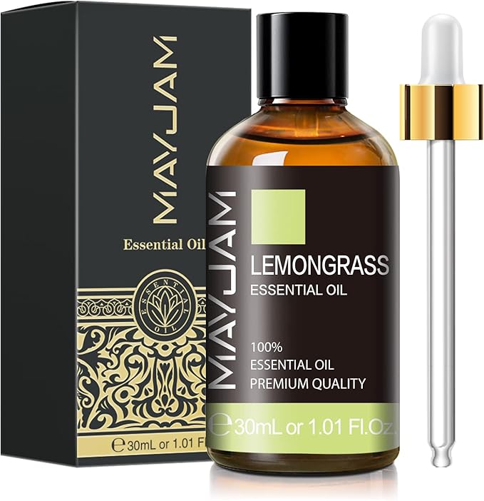 Lemongrass Essential Oil 30ML/1.01FL.OZ, MAYJAM Premium Lemongrass Oil - Image 2