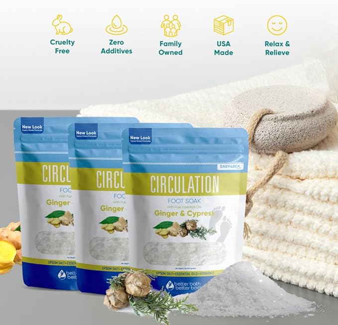 Circulation Foot Soak Foot Soaking Epsom Salts - Image 3