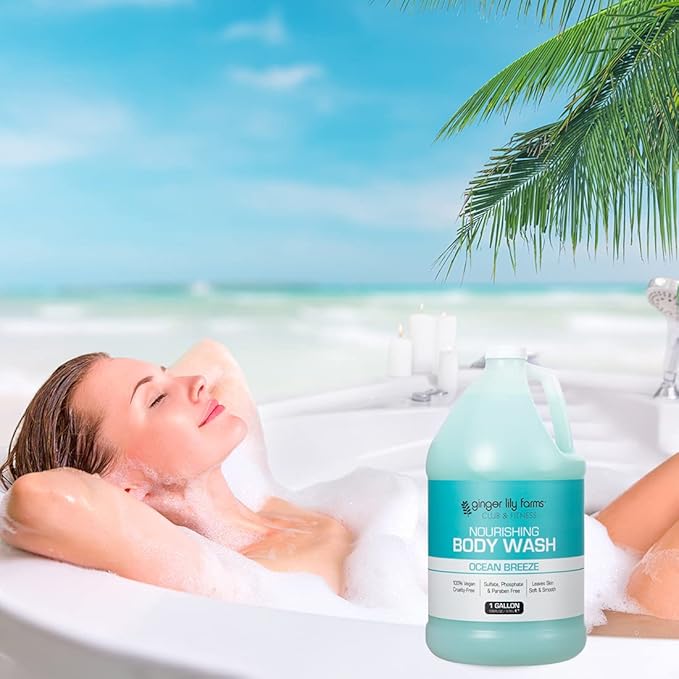 Ginger Lily Farms Club & Fitness Nourishing Body Wash, 100% Vegan & Cruelty-Free - Image 8