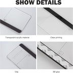 2pcs Office Desk Accessories Monitor Memo Board Computer Message Board Office Supplies for Women Men Computer Sticky Note Holder Home Desktop Message Office Decor (Function Monitor Memo Board)