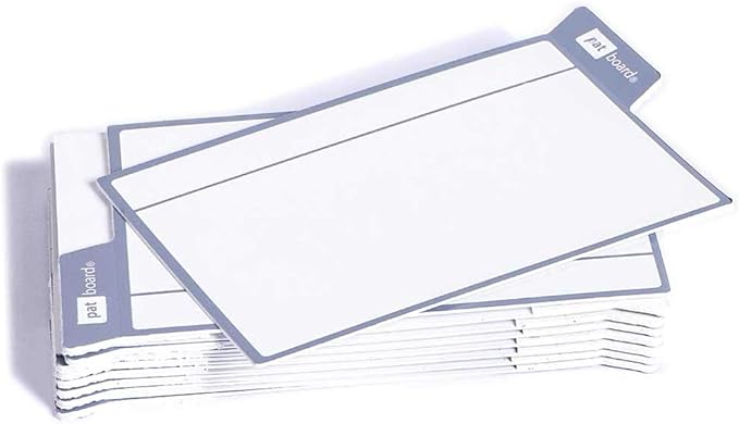 PATboard Scrum Board and Kanban Board - 16 Task Cards Medium - with nanocups® for Glass - Grey