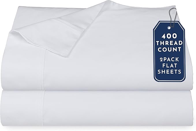 California Design Den 2 Pack King Flat Sheets Only by CaliforniaDesignDen