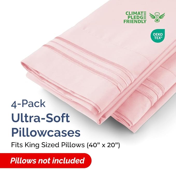 King Pillow Cases Set of 4 - Image 2