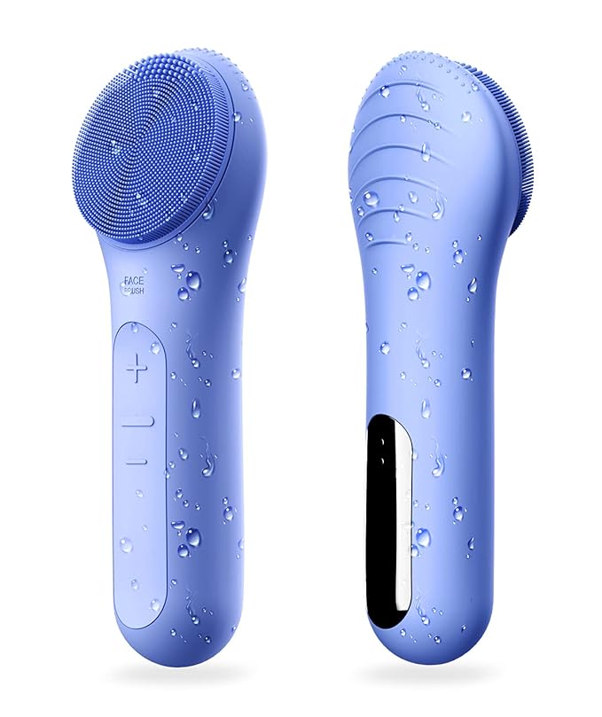 NågraCoola CLIE Facial Cleansing Brush, Waterproof and Rechargeable Face Scrub by N%C3%A5graCoola