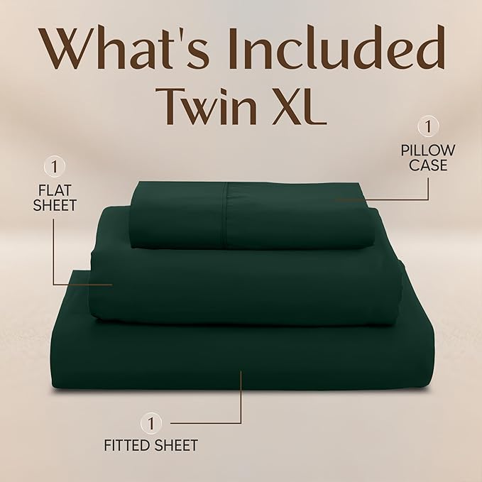 Utopia Bedding Twin XL Sheet Set – 3 Piece Bed Sheets - Image 3
