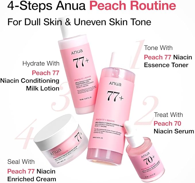 Anua Peach 77 Niacin Essence Toner 250ml / Brightening Toner - Image 5
