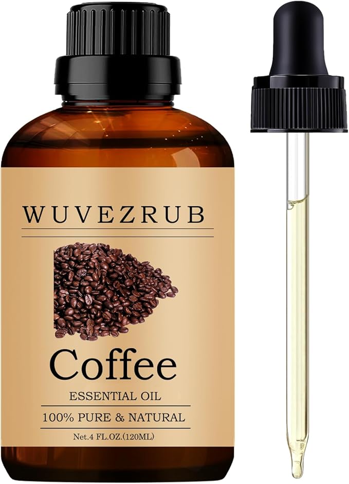 Coffee Essential Oils, 120ML 100% Pure and Natural Essential Oil by WUVEZRUB