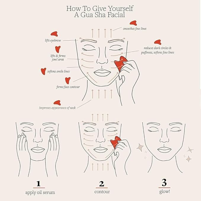 Ditind Gua Sha, Jade Stone Gua Sha Massage Tool, Guasha Tool - Image 8