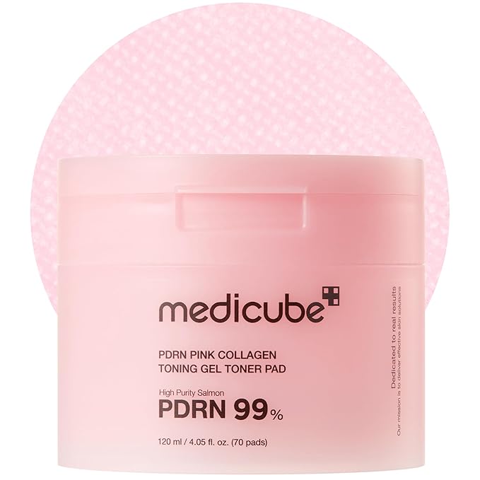 medicube Toner Pads Salmon DNA PDRN Pink Collagen Jelly Pad | Korean Gel Toner by medicube