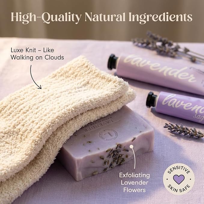 Unboxme Luxury Lavender Spa Gift Set – Relaxation Gift Basket & Care Package - Image 6