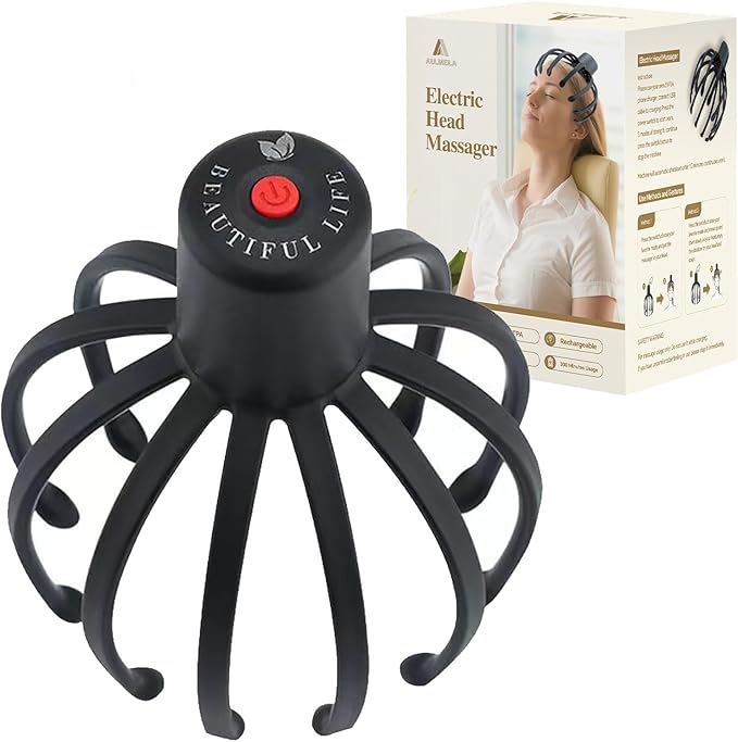 Electric Scalp Massager with 3 Modes, Head Massager Scalp, 360 Degree Head by Unknown