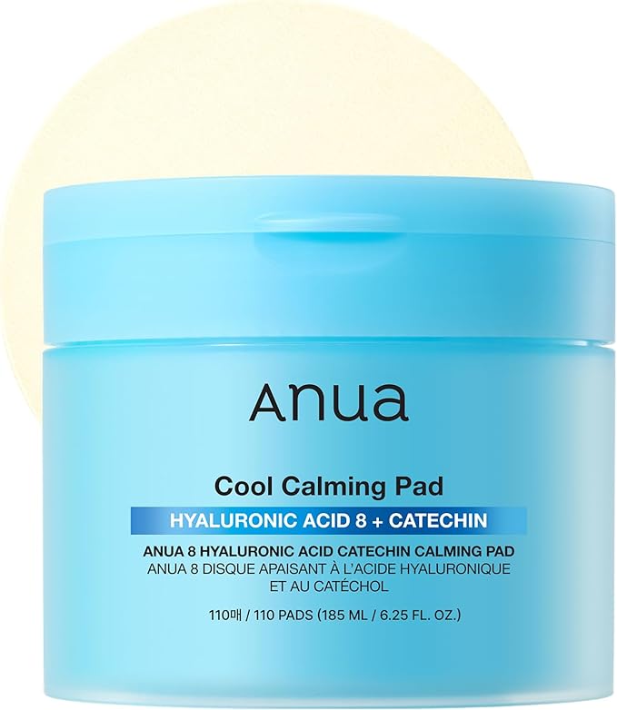 Anua 8 Hyaluronic Acid Catechin Calming Pad, Pore Care & Cooling Effect by Anua