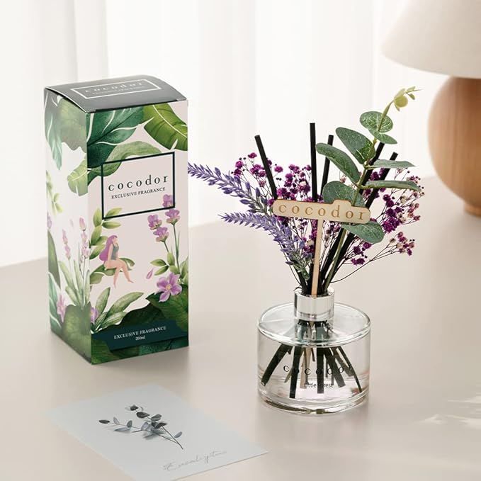 COCODOR Lavender Reed Diffuser/April Breeze/6.7oz/1Pack / Home Fragrance Scent - Image 6