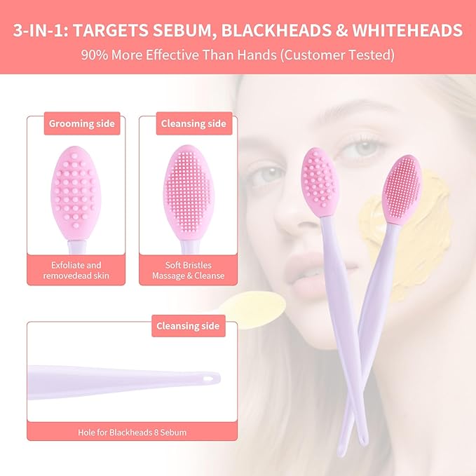 5 Pcs Mini Exfoliating Brush Set - Image 6
