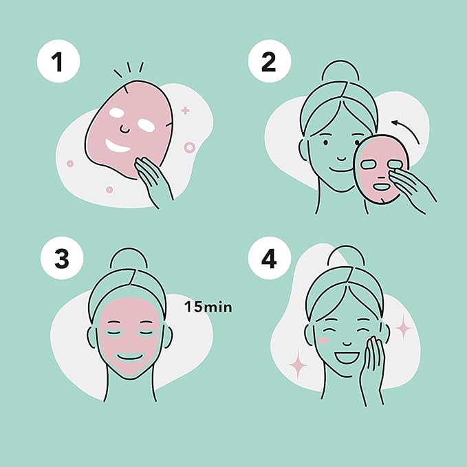 Celavi Collagen Face Sheet Mask K-Beauty Korea Skin Care Moisturizing New D - Image 4