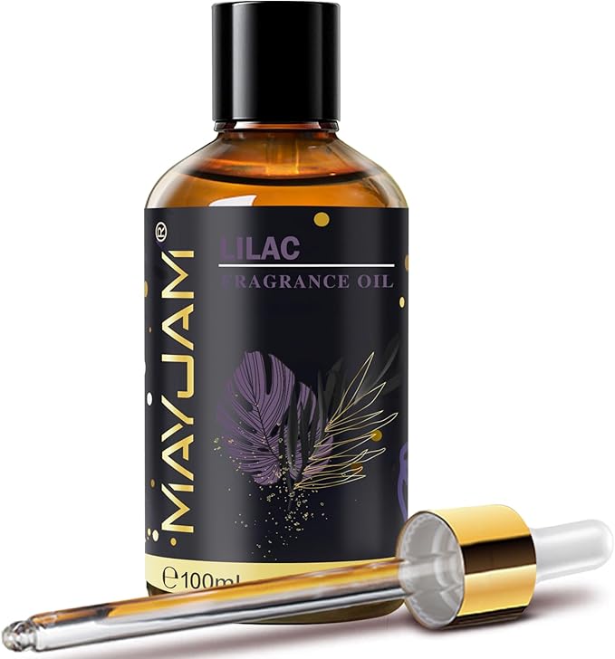 Lilac Fragrance Oil Essential Oil, MAYJAM 3.38FL.OZ Lilac Oil by MAYJAM